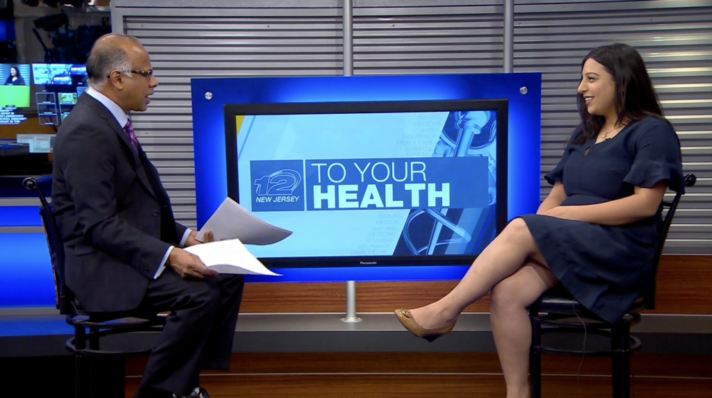 Video - Dr. Tina Vazirani on News 12 NJ